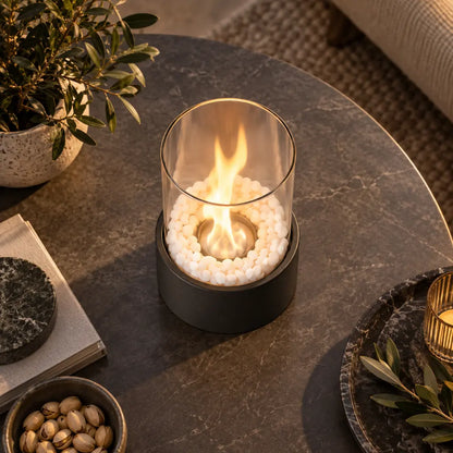 Portable Cylinder Flame Tabletop Fire Pit