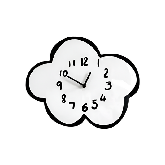 Horloge Murale Décorative Nuage Oscillant Cartoon