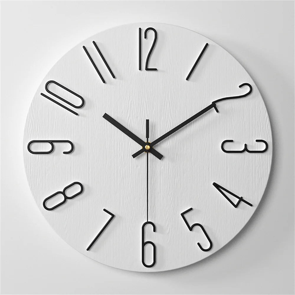 Scandinavian Minimalist Decorative Wall Clock