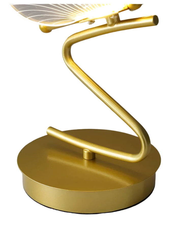 Gold Butterfly LED Desk Lamp