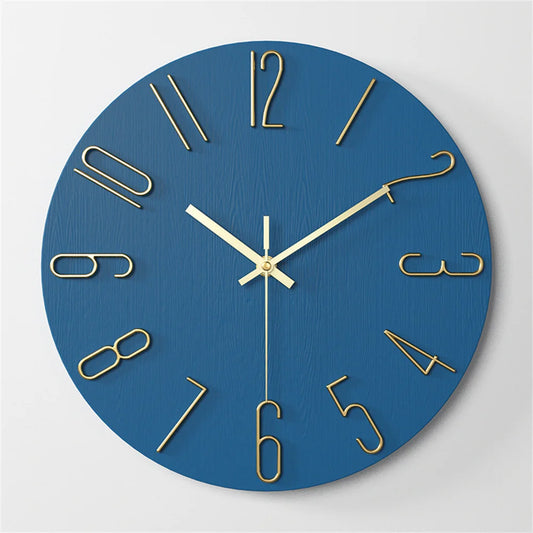 Horloge Murale Décorative Minimaliste Moderne