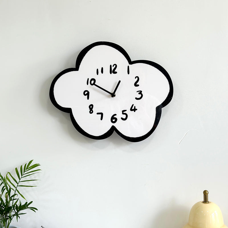 Horloge Murale Décorative Nuage Oscillant Cartoon