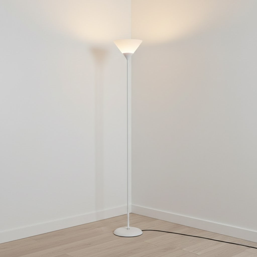Minimalist Uplighting Cone-Shaped Floor Lamp