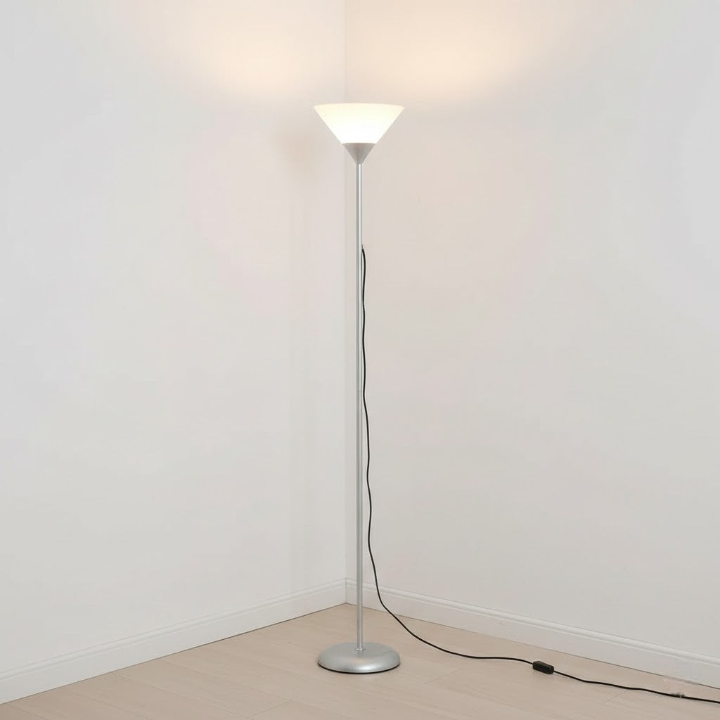 Minimalist Uplighting Cone-Shaped Floor Lamp