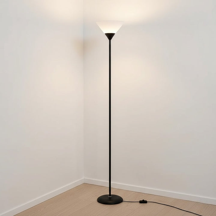 Minimalist Uplighting Cone-Shaped Floor Lamp