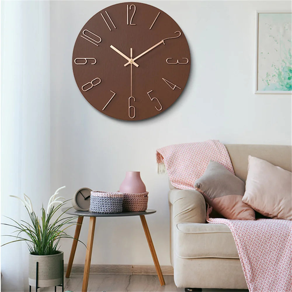Scandinavian Minimalist Decorative Wall Clock
