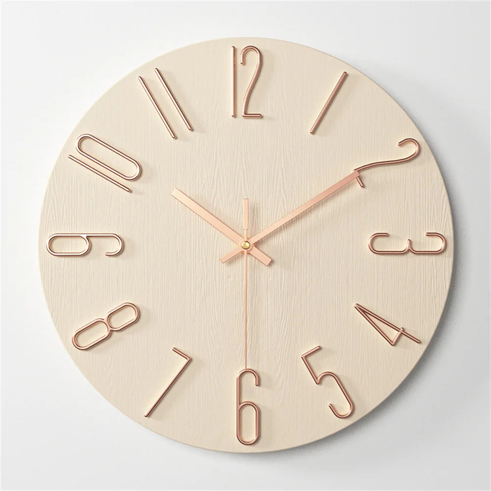Scandinavian Minimalist Decorative Wall Clock
