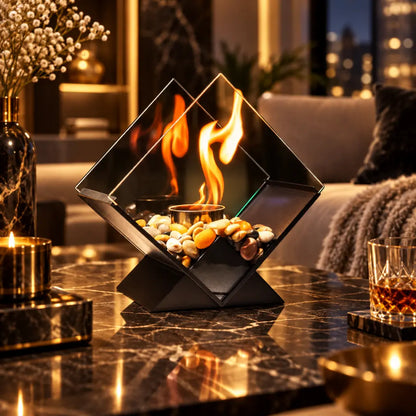 Table Top Fire Pit Nordic Glass