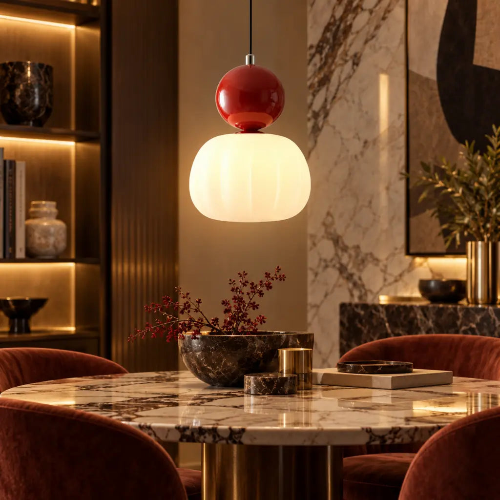 VitraLuxe Minimalist Art Deco Hanging Light