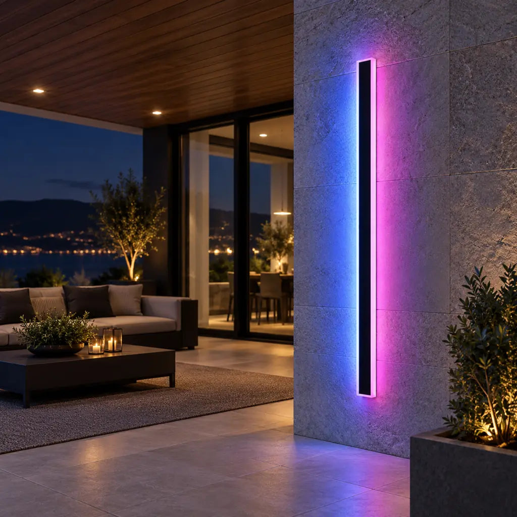 Waterproof RGB Colorful LED Outdoor Wall Light