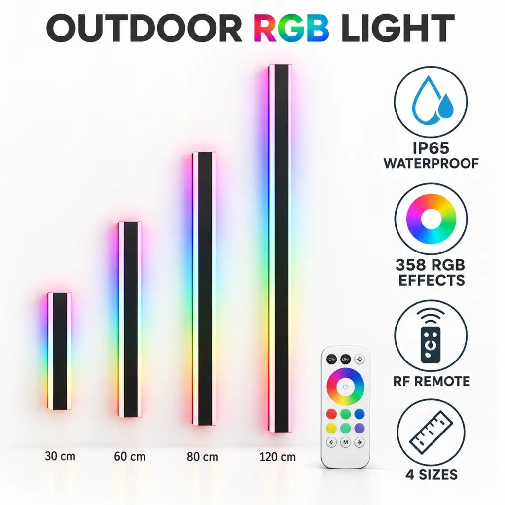 Waterproof RGB Colorful LED Outdoor Wall Light