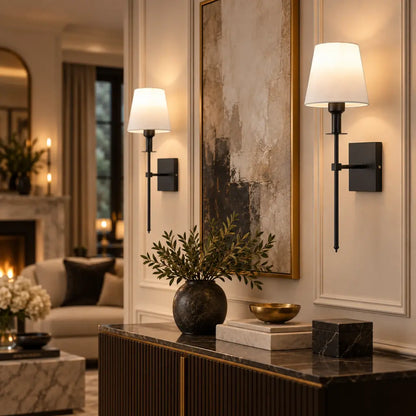 Wireless Rechargeable Wall Sconce - 2 Pack Set