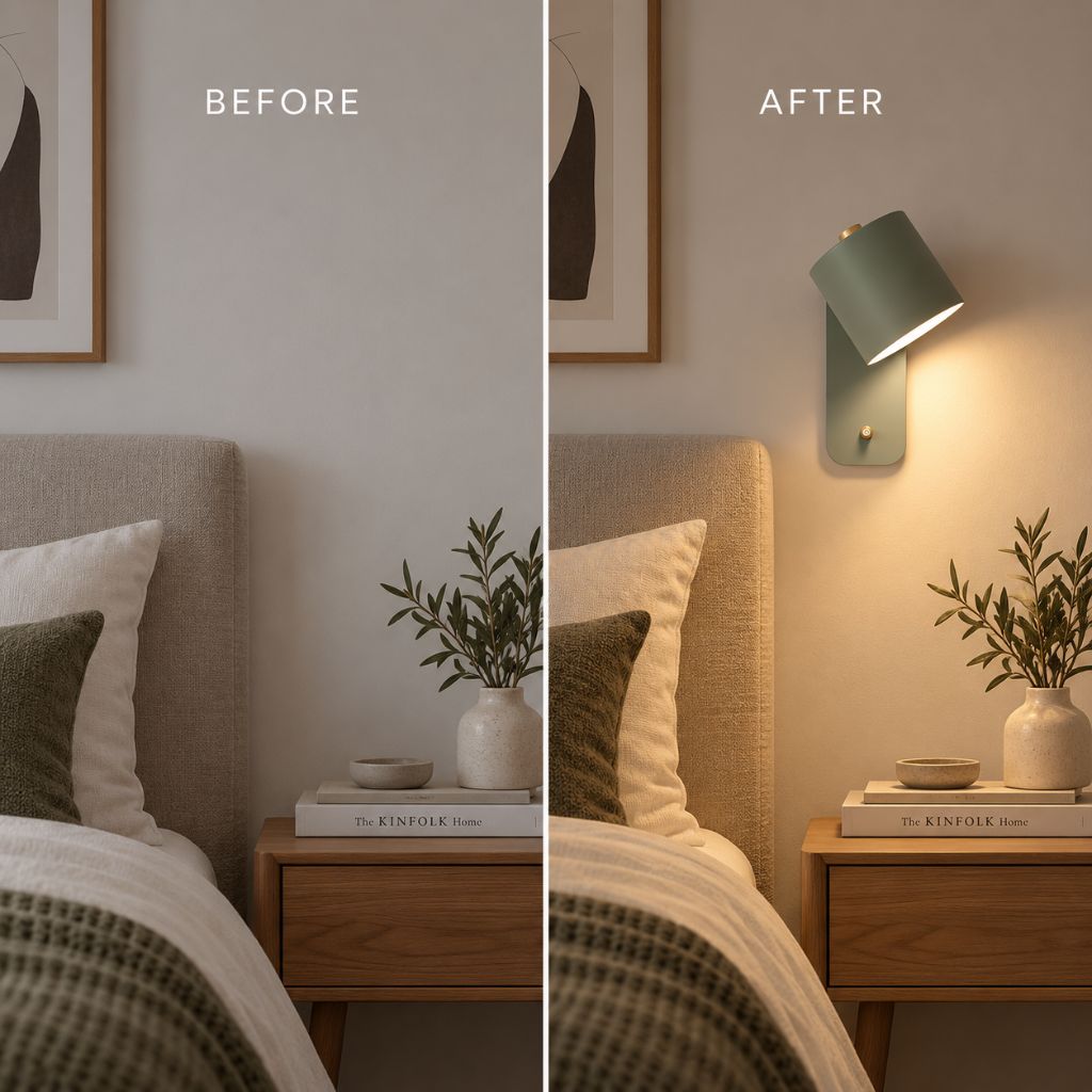 Adjustable Swing Nordic Wall Sconce with Switch