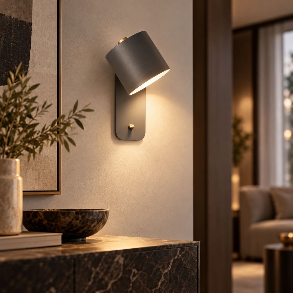 Adjustable Swing Nordic Wall Sconce with Switch
