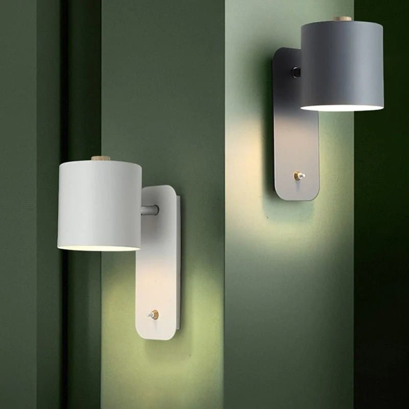 Adjustable Swing Nordic Wall Sconce with Switch Boldenn