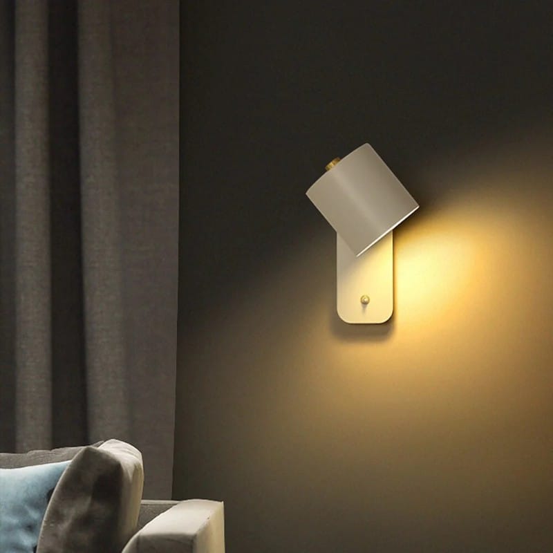 Adjustable Swing Nordic Wall Sconce with Switch Boldenn