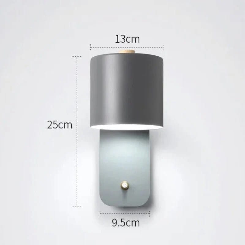 Adjustable Swing Nordic Wall Sconce with Switch Boldenn