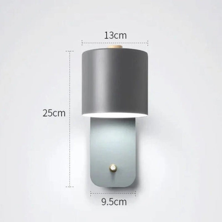 Adjustable Swing Nordic Wall Sconce with Switch Boldenn