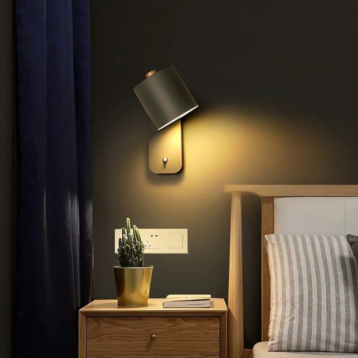 Adjustable Swing Nordic Wall Sconce with Switch Boldenn