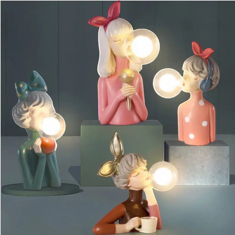 ArtBulb Artisan Sisters Cordless Table Lamp Boldenn