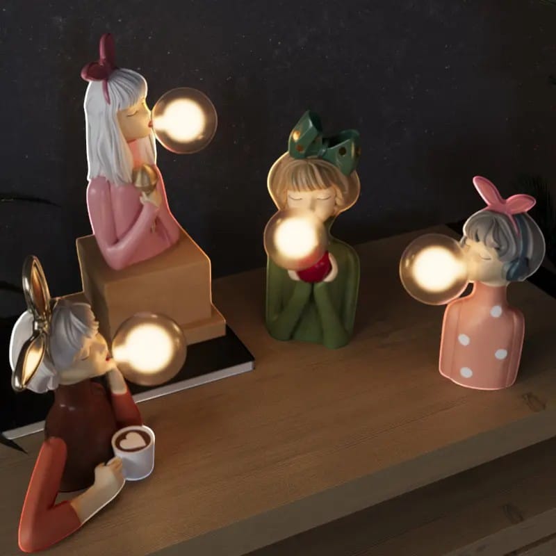 ArtBulb Artisan Sisters Cordless Table Lamp Boldenn