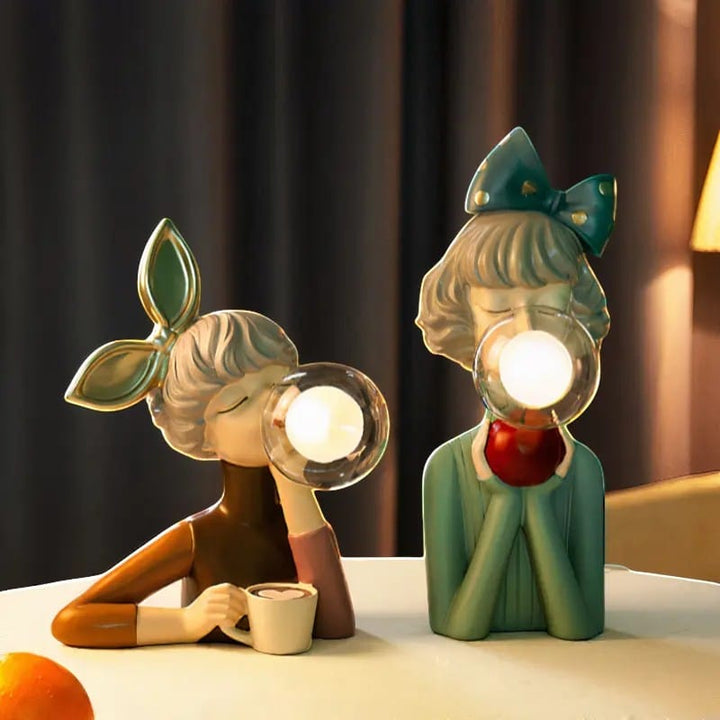 ArtBulb Artisan Sisters Cordless Table Lamp Boldenn