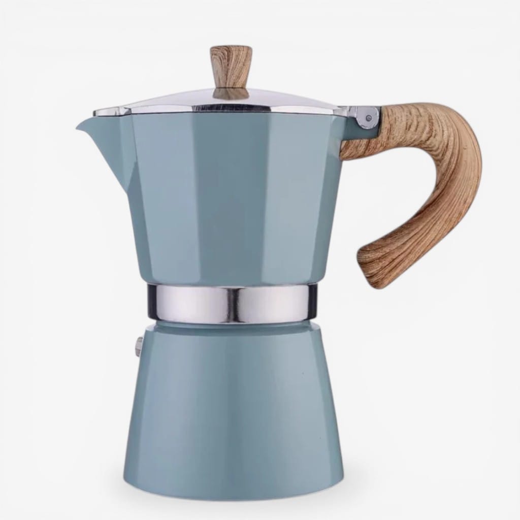 AzurBrew Aluminium Moka Pot – Classic Italian Stovetop Espresso Maker Boldenn