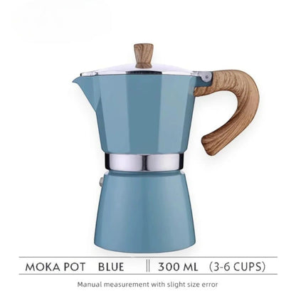 AzurBrew Aluminium Moka Pot – Classic Italian Stovetop Espresso Maker Boldenn