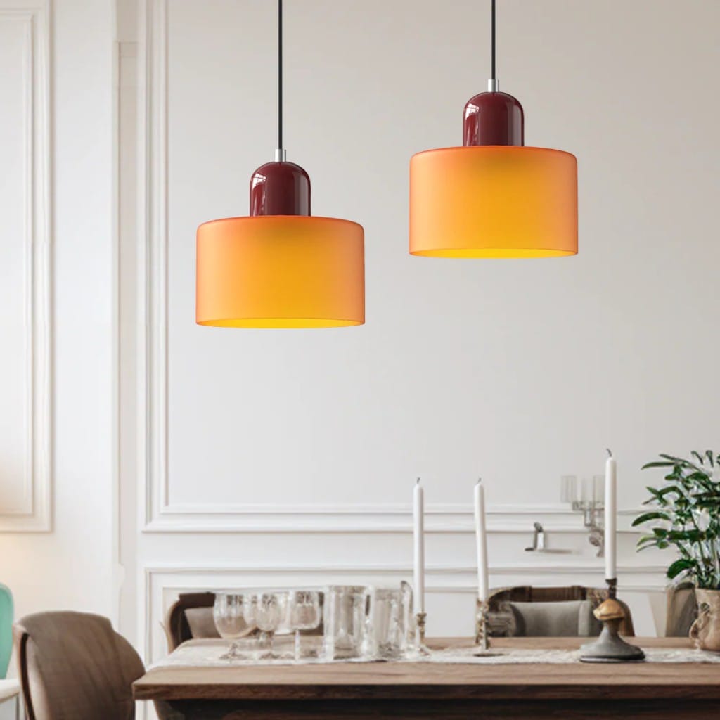 Bauhaus Glass Pendant Light For Kitchen Boldenn