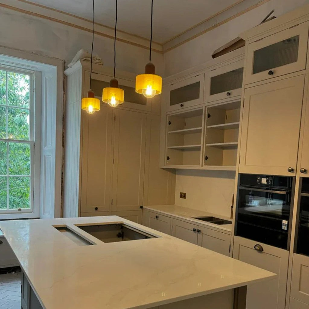 Bauhaus Glass Pendant Light For Kitchen