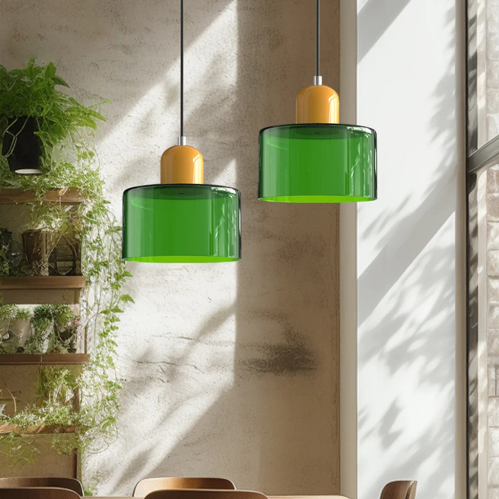 Bauhaus Glass Pendant Light For Kitchen