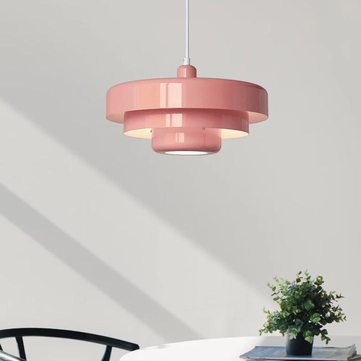Bauhaus Three-Tier Iron Pendant Light