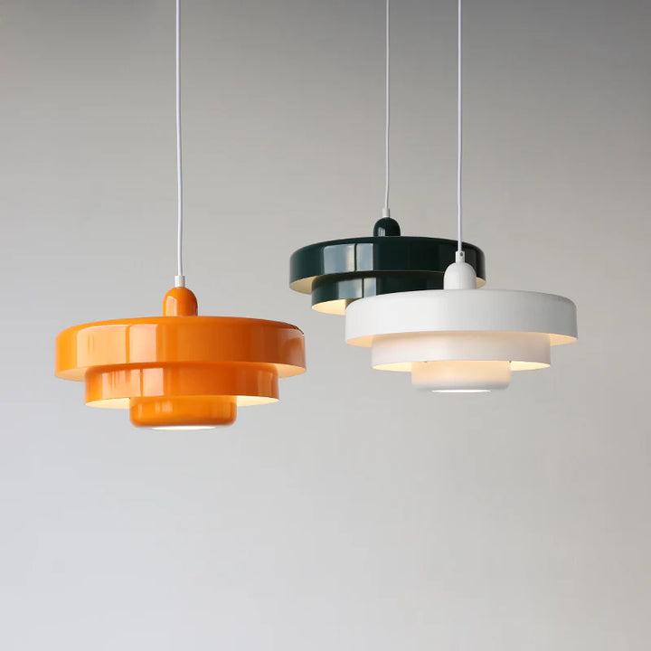 Bauhaus Three-Tier Iron Pendant Light