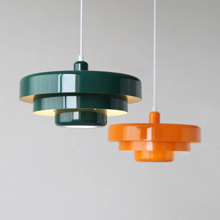 Bauhaus Three-Tier Iron Pendant Light