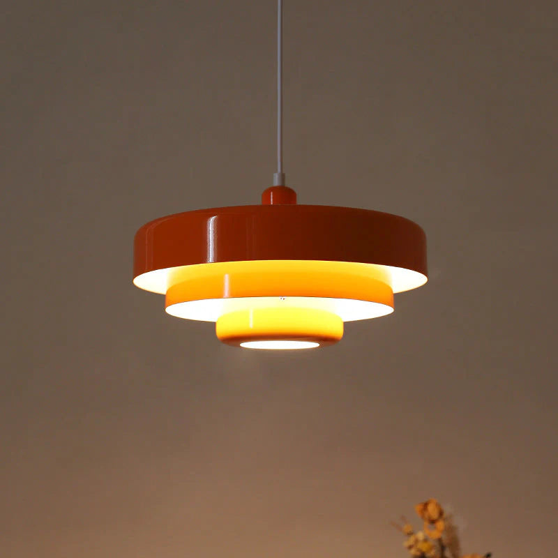 Bauhaus Three-Tier Iron Pendant Light