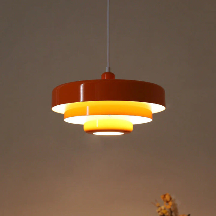 Bauhaus Three-Tier Iron Pendant Light