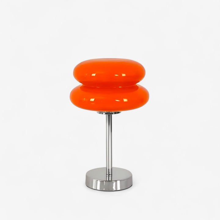 Bauhaus Orange Glass Table Lamp