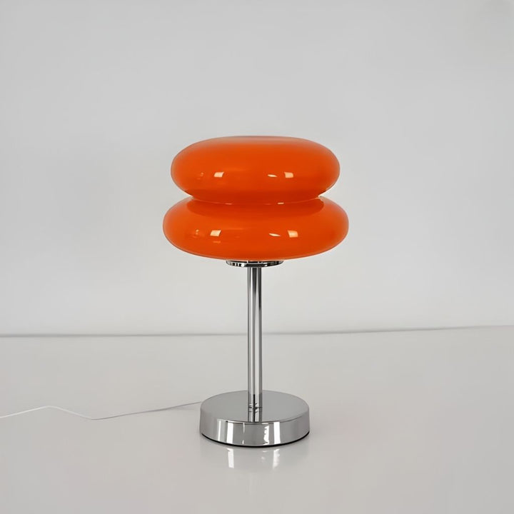 Bauhaus Orange Glass Table Lamp