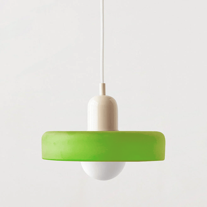Bauhaus Pendant Light with Colored Glass Design Boldenn