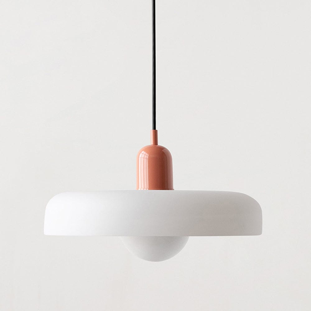 Bauhaus Pendant Light with Colored Glass Design Boldenn