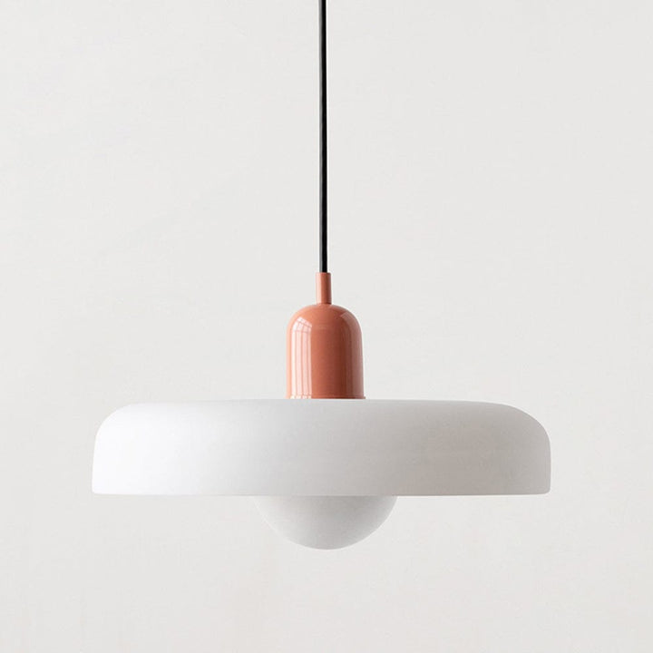 Bauhaus Pendant Light with Colored Glass Design Boldenn