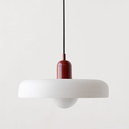 Bauhaus Pendant Light with Colored Glass Design Boldenn