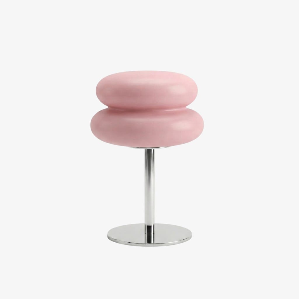 Bauhaus Pink Glass Table Lamp Boldenn