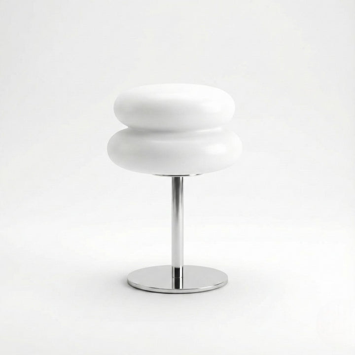 Bauhaus White Glass Table Lamp
