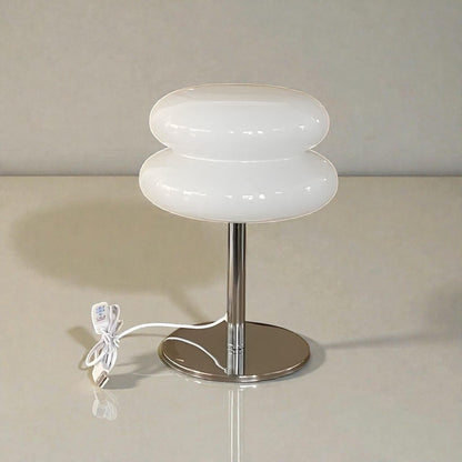 Bauhaus White Glass Table Lamp Boldenn