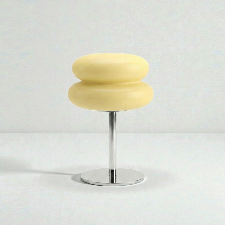 Bauhaus Yellow Glass Table Lamp
