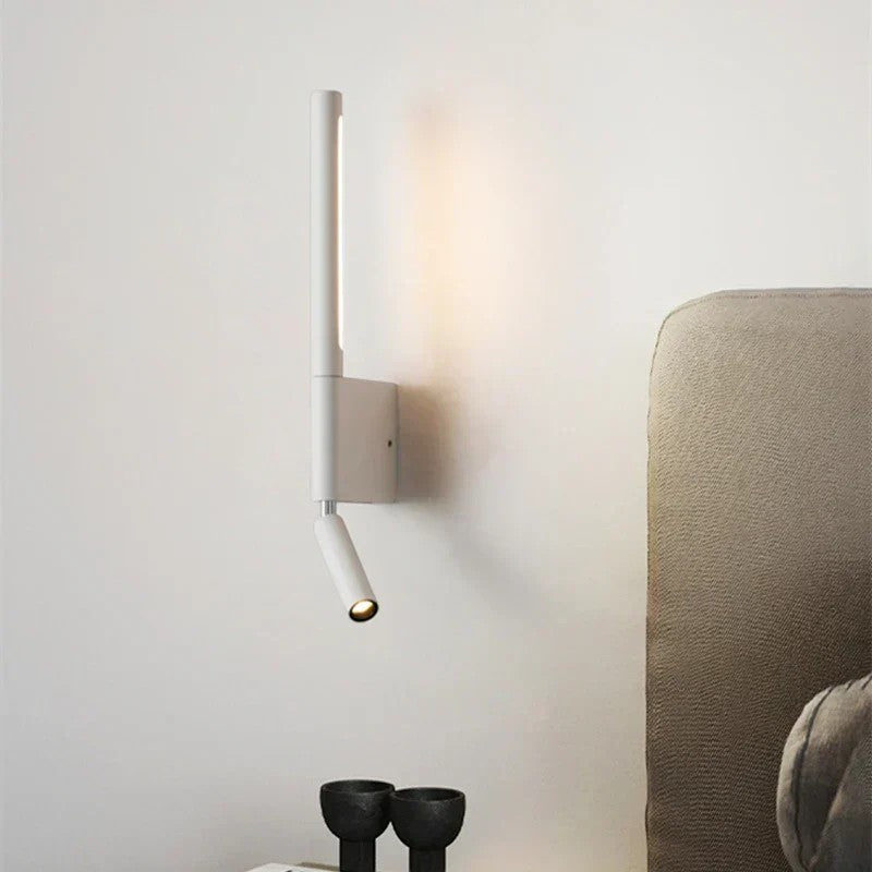 Bedside Wall Light with Reading Spot and Ambient LED