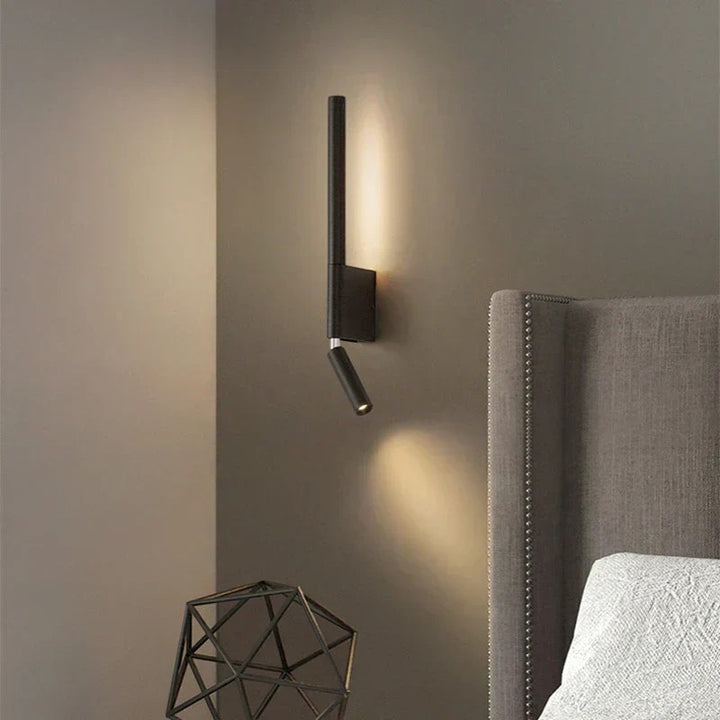 Bedside Wall Light with Reading Spot and Ambient LED
