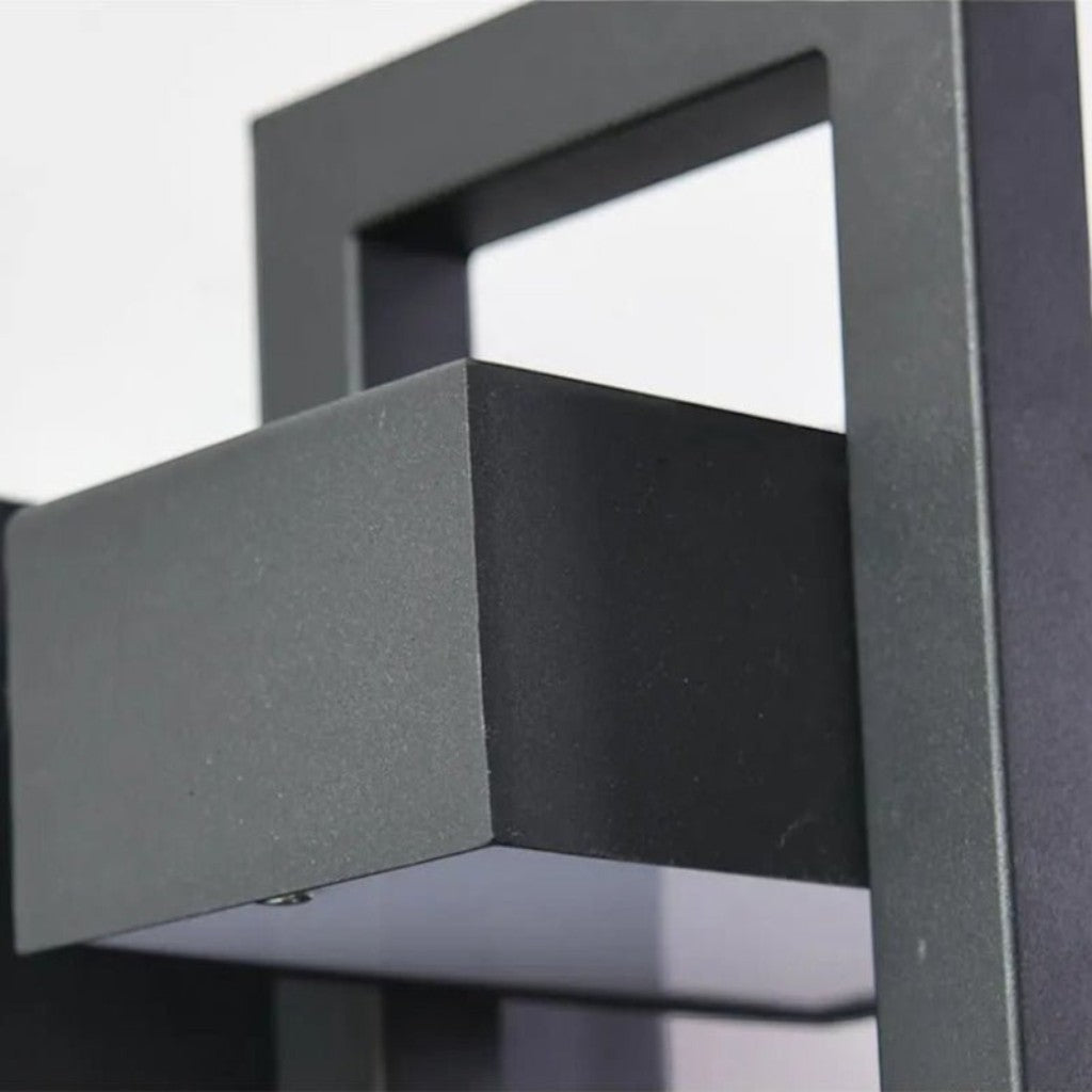 Black Up Down Waterproof Outdoor Wall Light