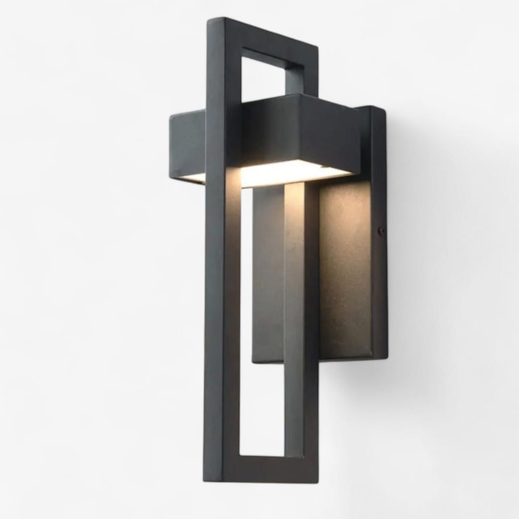 Black Up Down Waterproof Outdoor Wall Light Boldenn